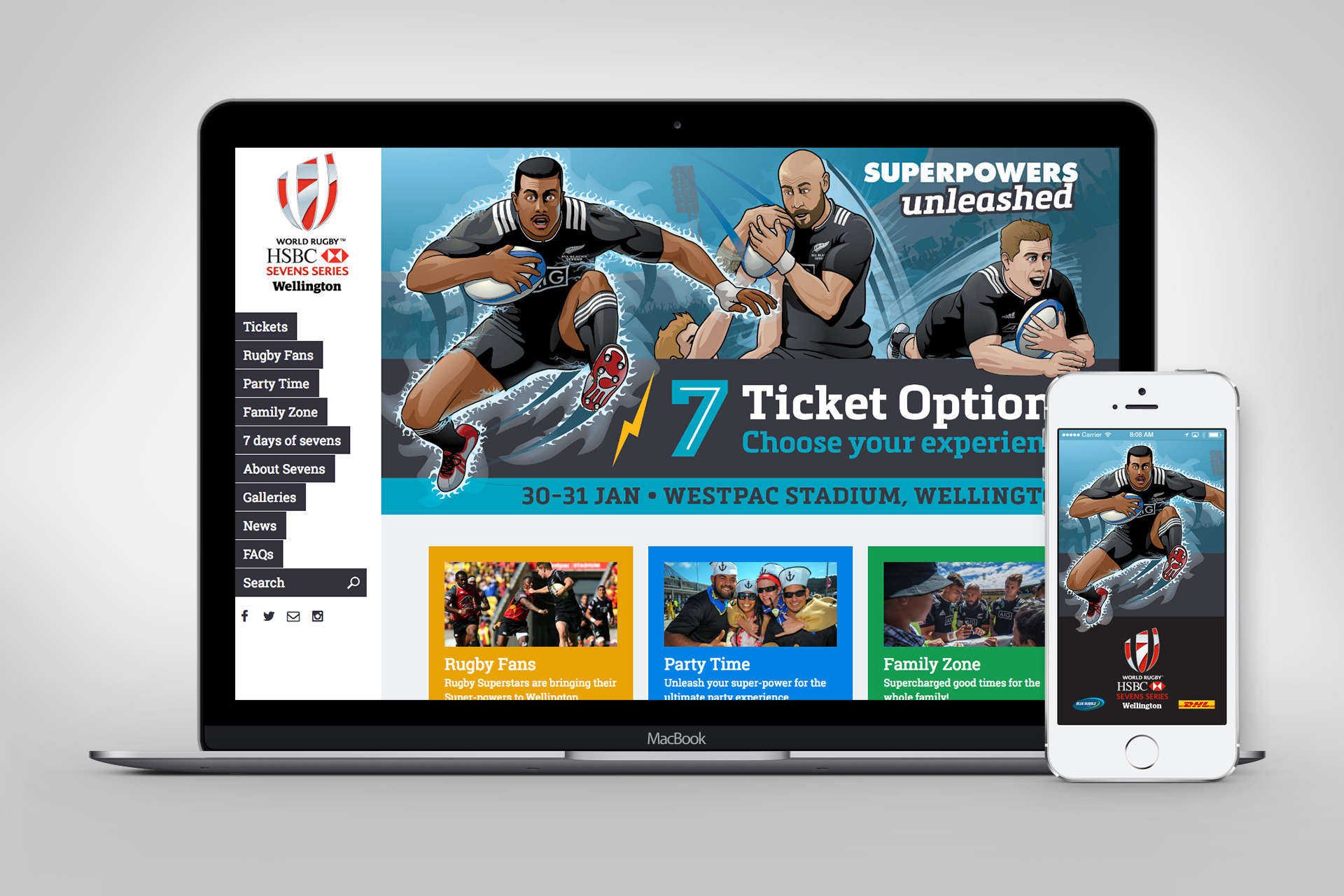 Sevens responsive